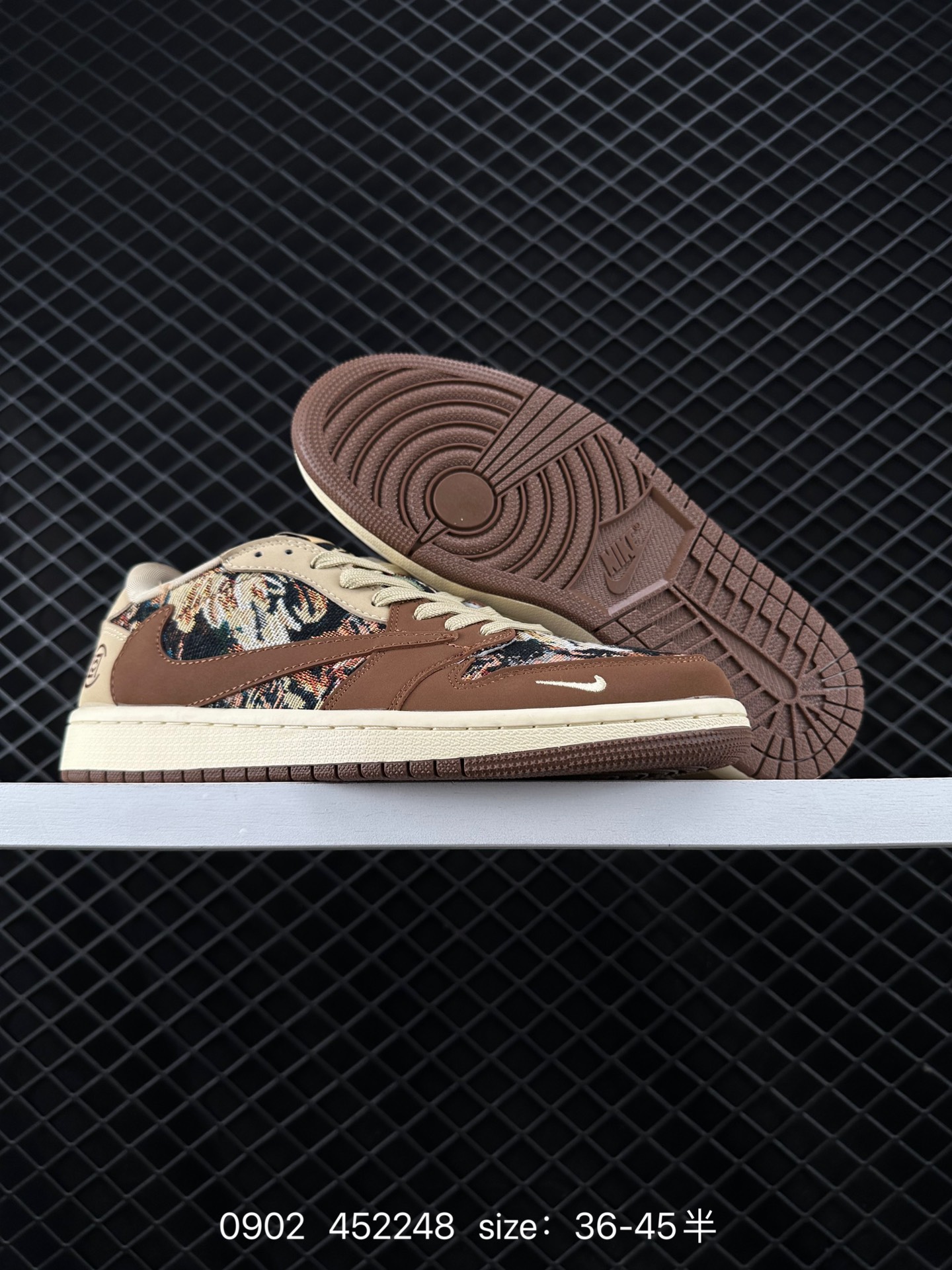 Travis Scott x Air Jordan 1 ” Reverse Mocha “